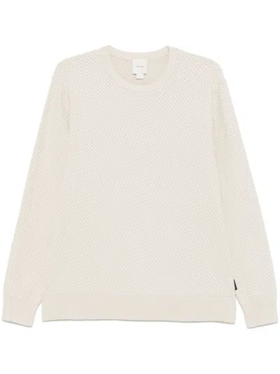 Calvin Klein Cotton Sweater In Neutrals