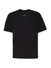 Calvin Klein Logo-print Cotton T-shirt In Black