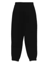 Calvin Klein Logo Terry Pant Elastic Waistband In Black