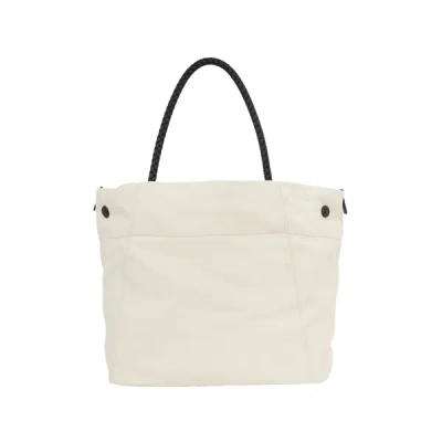 Calvin Klein Cotton Tote Bag In White