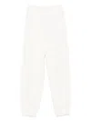 Calvin Klein Logo Terry Pant Elastic Waistband In White