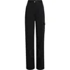 Calvin Klein Cotton Twill Cargo Pants In Black