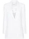 Calvin Klein Cotton Single Breasted Blazer With Jetted Pocketd
