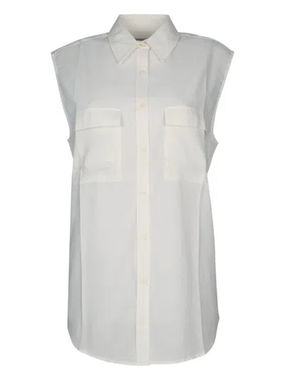 Calvin Klein Cotton Voile Ns Shirt Clothing In White