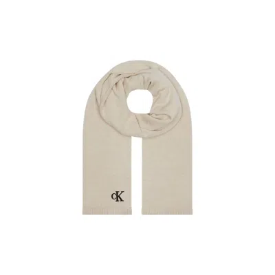 Calvin Klein Cotton Women's Scarf In Beige