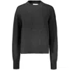 Calvin Klein Black Cotton Women Sweater In Black