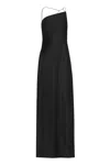 Calvin Klein Crepe Dress In Black