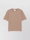 Calvin Klein Cotton Interlock T-shirt In Brown