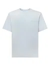 Calvin Klein Crew-neck Short-sleeves T-shirt In Blue