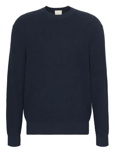 Calvin Klein Crew-neck Sweater In Blue