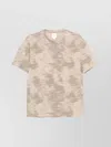 Calvin Klein Crew Neck Tie-dye Camouflage T-shirt In Neutrals