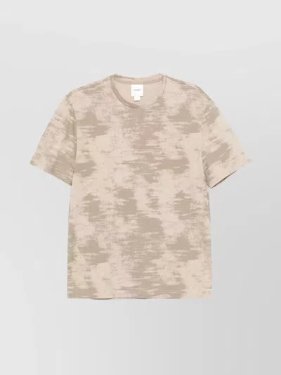 CALVIN KLEIN CREW NECK TIE-DYE CAMOUFLAGE T-SHIRT