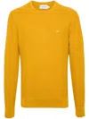 CALVIN KLEIN CREW-NECK WAFFLE-KNIT JUMPER