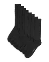 Calvin Klein Crew Socks, Pack Of 4 In Black