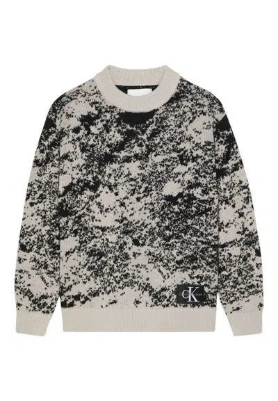 Calvin Klein Kids' Crewneck Sweater Baby Unisex  In Black