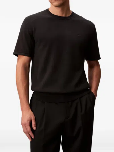 Calvin Klein Crewneck T-shirt In Black