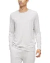 Calvin Klein Ultra Soft Modern Lounge Sweatshirt In Grey Heather