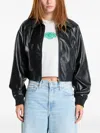 Calvin Klein Crinkle Jacket In Black