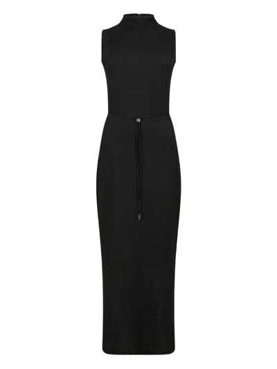 CALVIN KLEIN CALVIN KLEIN CRINKLE JERSEY ANKLE DRESS