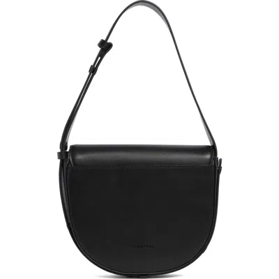 Calvin Klein Crisell Flap Crossbody Bag In Black