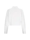 Calvin Klein Cropped Shirt In White
