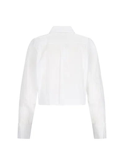 Calvin Klein Cropped Shirt In White