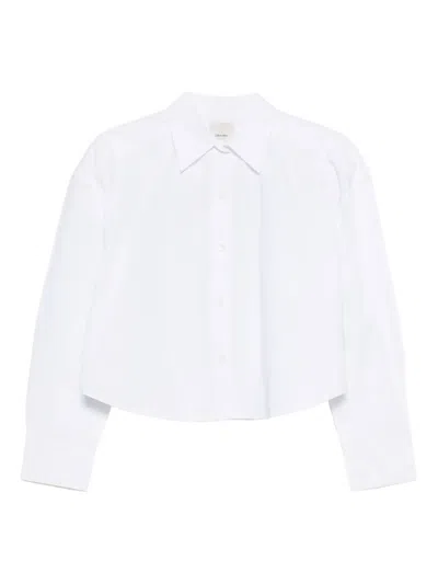 Calvin Klein Cropped Shirt In White