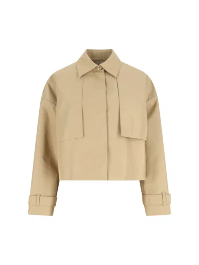 Calvin Klein Cropped Trench Coat