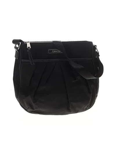 Pre-owned Calvin Klein Crossbody Bag In Black