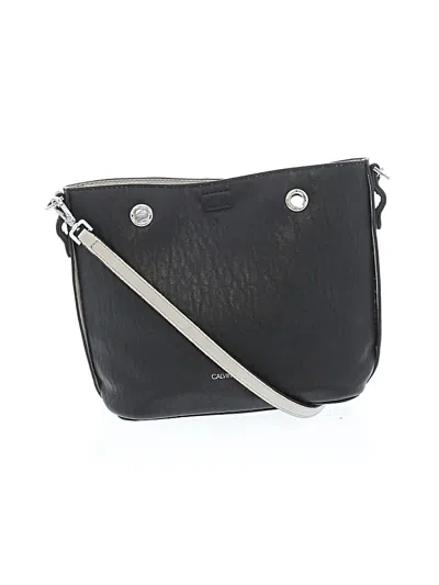 Pre-owned Calvin Klein Crossbody Bag In Black