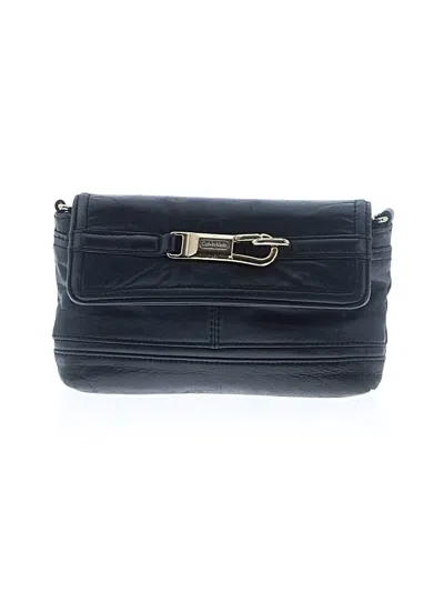Pre-owned Calvin Klein Crossbody Bag In Black