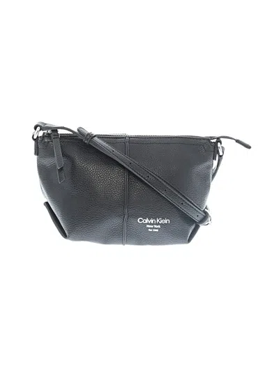 Pre-owned Calvin Klein Crossbody Bag In Black