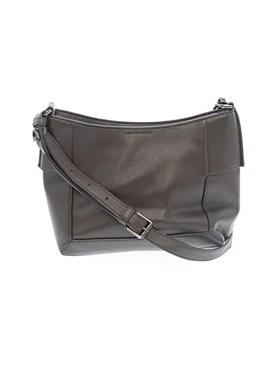 Pre-owned Calvin Klein Crossbody Bag In Gray