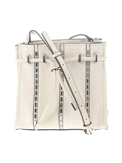 Pre-owned Calvin Klein Crossbody Bag In Ivory