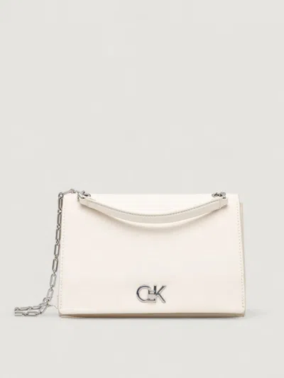 Calvin Klein Crossbody Bags  Woman Color White