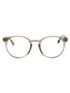 Calvin Klein Crystal Beige Acetate Glasses In Neutral