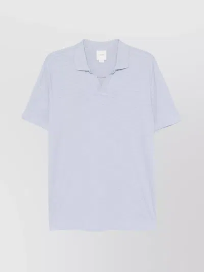 Calvin Klein Cuban Collar Polo Shirt In White