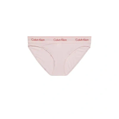 Calvin Klein Culottes Imprimées En Coton Mélangé In Pink