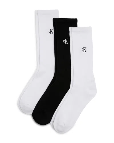 Calvin Klein Cushion Crew Socks, Pack Of 3