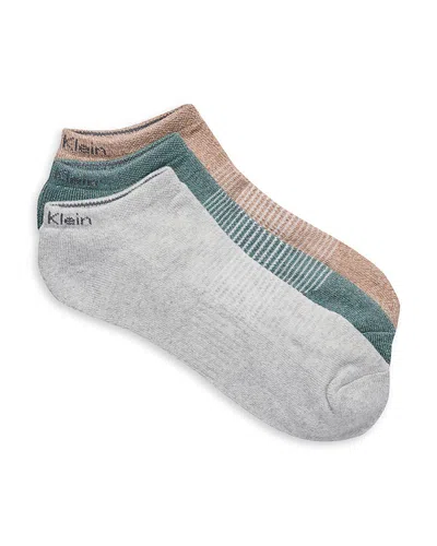 Calvin Klein Cushioned No Show Socks, Pack Of 3 In Beige