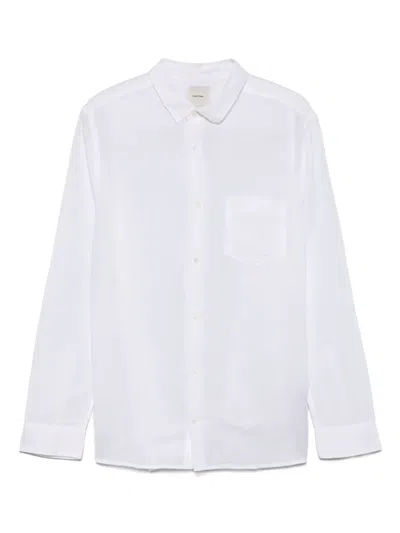 Calvin Klein Cutaway-collar Shirt In White