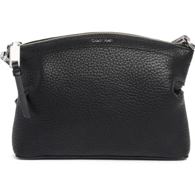 Calvin Klein Cypress Crossbody Bag In Black/silver