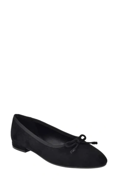 Calvin Klein Cyrie Bow Embellished Ballet Flat In Blue