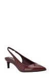 Calvin Klein Dainty Kitten Heel Pointed Toe Slingback Pump