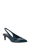 Calvin Klein Dainty Kitten Heel Pointed Toe Slingback Pump