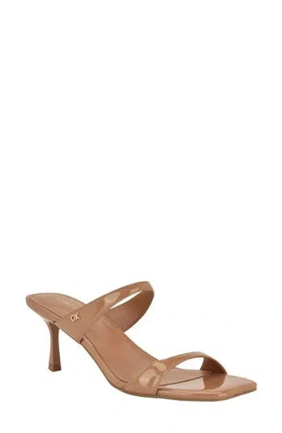 Calvin Klein Danetta Slide Sandal In Metallic