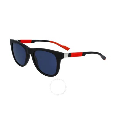 Calvin Klein Dark Blue Square Men's Sunglasses Ck23507s 002 53 In Black