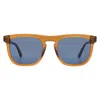 Calvin Klein Dark Blue Square Unisex Sunglasses Ck23534s 261 54 In Orange