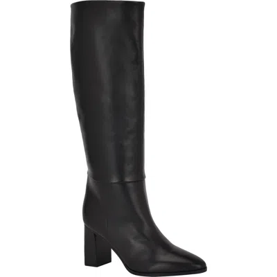 Calvin Klein Dawna Knee High Boot In Black