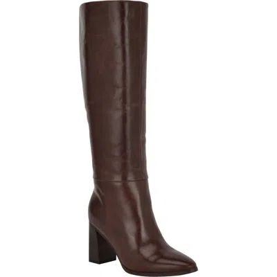 Calvin Klein Dawna Knee High Boot In Dbr01